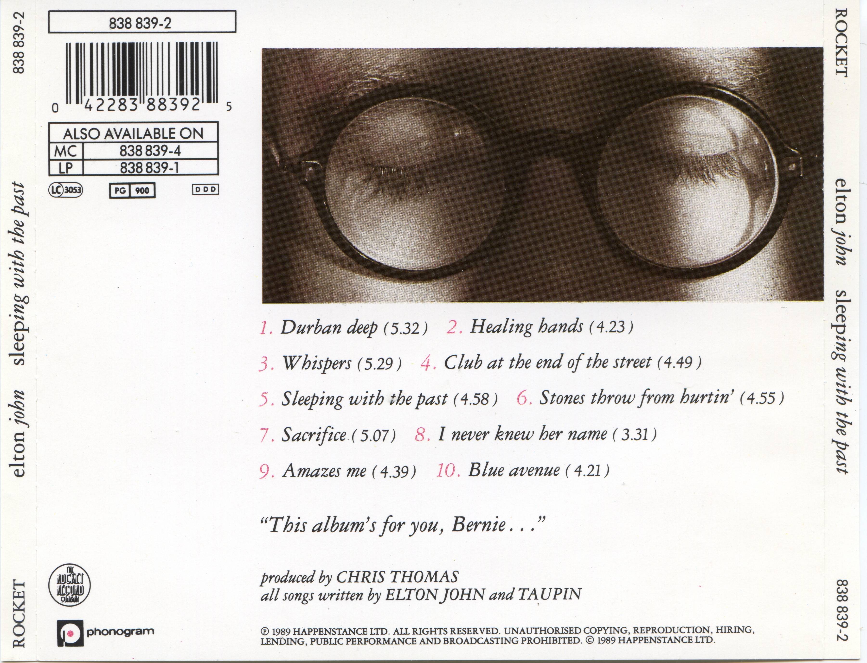 Elton John Sleeping With The Past [ak d]